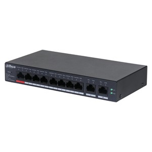 Dahua Technology DH-CS4010-8GT-110 network switch Managed L2 Gigabit Ethernet (10 /100 /1000) Power over Ethernet (PoE) Black