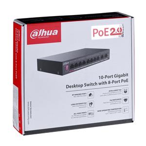 Dahua Technology PoE DH-PFS3010-8GT-96 Unmanaged Gigabit Ethernet (10/100/1000) Power over Ethernet (PoE) 6