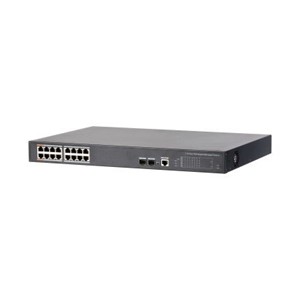 Dahua Technology PoE DH-PFS4218-16GT-240 network switch Managed Gigabit Ethernet (10 /100 /1000) Power over Ethernet (PoE) Black