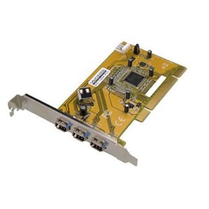 Dawicontrol DC-1394 PCIe FireWire Controller interface cards /adapter IEEE 1394 /Firewire