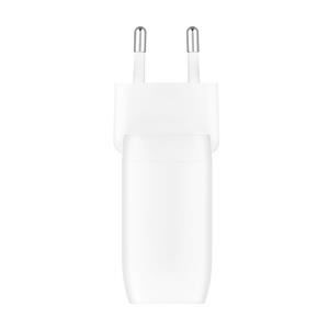 Belkin Wall Vharger  2xUSB-C 60W PD 3.1 white WCB010vfWH 5