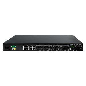 DCN S5750E-28F-SI-D network switch Managed L2 /L3 Gigabit Ethernet (10 /100 /1000) 1U Black
