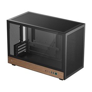 DeepCool CH260 WOOD Micro Tower Black, Wood
