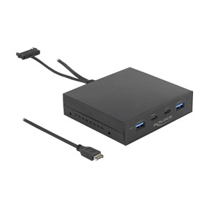 DeLOCK 3.5″ USB 3.2 Gen 2 Front Panel 2 x USB Type-C + 2 x USB Type-A