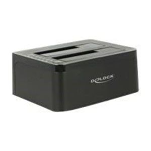 DeLOCK 62661 storage drive docking station USB 3.2 Gen 1 (3.1 Gen 1) Type-B Black