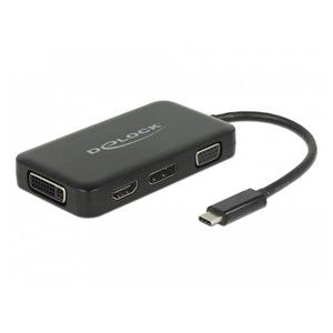 DeLOCK 63929 laptop dock /port replicator USB 2.0 Type-C Black