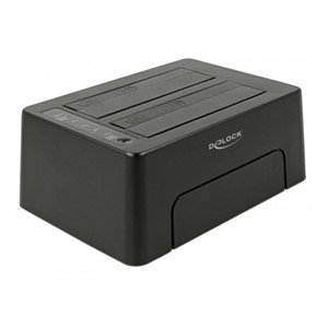 DeLOCK 63957 storage drive docking station USB 3.2 Gen 2 (3.1 Gen 2) Type-C Black