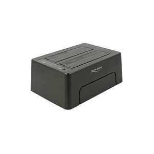DeLOCK 63957 storage drive docking station USB 3.2 Gen 2 (3.1 Gen 2) Type-C Black