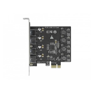 DeLOCK PCI Express x1 Card to 4 x external USB Type-A female SuperSpeed USB (USB 3.2 Gen 1)