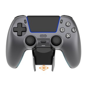 Deltaco Gaming GAM-199-STEELGRAY Gaming Controller Grey, Metallic, Steel Bluetooth /USB Gamepad PlayStation 5, Android, iOS