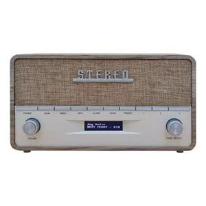 Denver DAB-36LW radio Portable Digital Brown, White