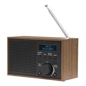 Denver DAB-46DARK GREY radio Internet Analog & digital Black, Brown