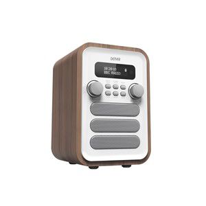 Denver DAB-48WHITE Personal Digital White, Wood