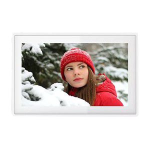 Denver PFF-1021 digital photo frame White 25.6 cm (10.1) Touchscreen Wi-Fi
