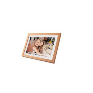 Denver PFF-1040LW digital photo frame Wood 25.6 cm (10.1) Touchscreen Wi-Fi