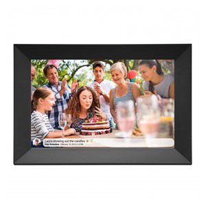 Denver PFF-1063BLACK digital photo frame Black 25.6 cm (10.1) Touchscreen Wi-Fi