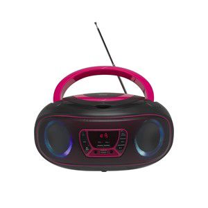 Denver TCL-212BT PINK CD player Portable CD player Black, Pink