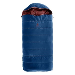Deuter children's sleeping bag Starlight SQ (130-170 cm) - nightblue /redwood