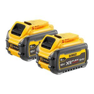 DeWalt battery FlexVolt 18 /54V 6.0 /2.0Ah 2 pcs
