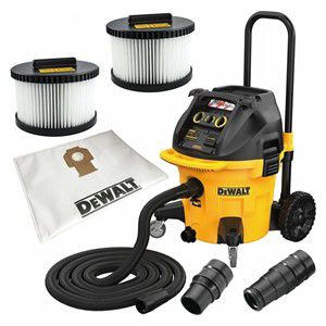 DeWALT DWV905MKIT-QS vacuum 38 L Cylinder vacuum Dry&wet 1400 W Dust bag