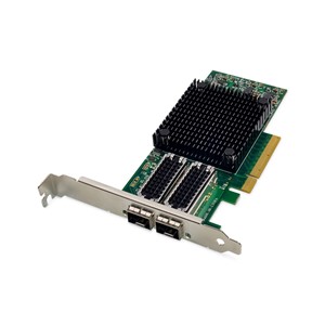 Digitus 2 port 25 Gigabit Ethernet network card, SFP28, PCI Express, Mellanox chipset