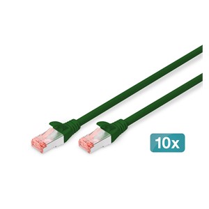 Digitus CAT 6 S /FTP patch cord, 10 units