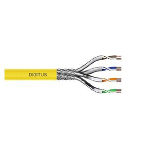 Digitus CAT 7A S /FTP, data cable - installation cable, 500 m, simplex, Cca, GHMT PVP certified