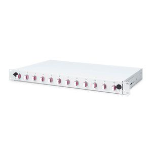 Digitus Fiber Optic Sliding Splice Box, 1U, Equipped, LC, OM4