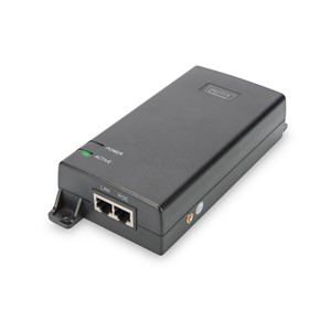 Digitus Gigabit Ethernet PoE Ultra Injector, 802.3af /at, 60 W
