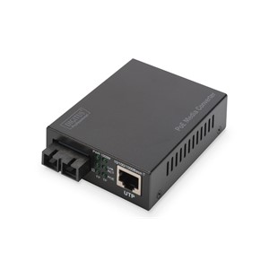 Digitus Gigabit PoE media converter, RJ45 /SC, MM, PSE