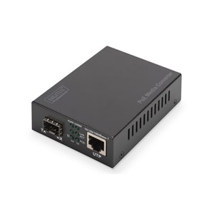 Digitus Gigabit PoE media converter, RJ45 /SFP, PSE