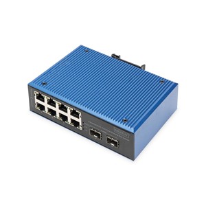 Digitus Industrial 8+2 port Fast Ethernet PoE switch