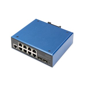 Digitus Industrial 8+2 -Port L2 managed Gigabit Ethernet Switch
