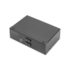 Digitus KVM Switch, 2x1 DP, DP Out,USB