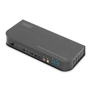 Digitus KVM Switch, 2x1 HDMI, HDMI Out,USB, 4Kx2K@60Hz
