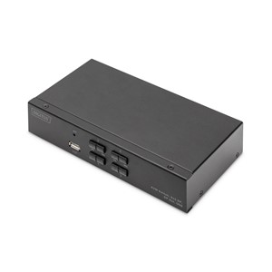 Digitus KVM Switch, 4x1 DP, DP Out,USB