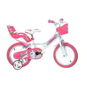 Dino Bikes 144R-UN bicycle City bike 35.6 cm (14) Steel Pink, White