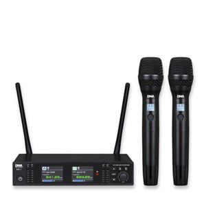 DNA Professional XMIC 2 - Wireless dual set: 2 x handheld microphones + receiver (518–542 MHz)