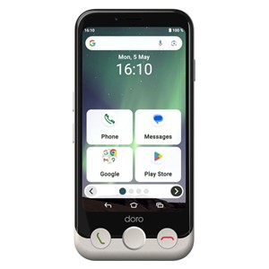 Doro Aurora A10 11.4 cm (4.5) Dual SIM Android 14 4G USB Type-C 4 GB 64 GB 3000 mAh Black, White