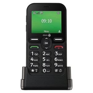 Doro Leva E10 6.1 cm (2.4) 118.9 g Black Senior phone