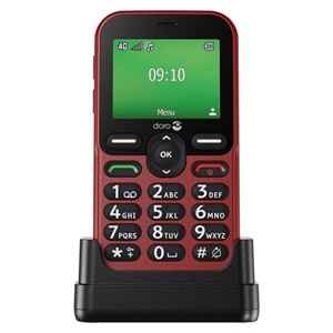 Doro Leva E10 6.1 cm (2.4) 118.9 g Red Senior phone