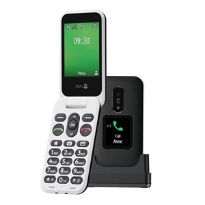 Doro Leva E30 7.11 cm (2.8) 142.7 g Black, White Feature phone
