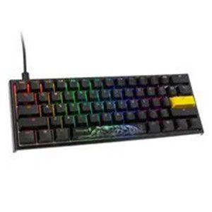 Ducky One 2 Pro Mini Gaming Keyboard, RGB LED - Cherry Silent Red (US)