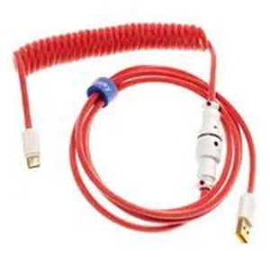 Ducky Premicord USB cable 1.8 m USB A USB C Pink