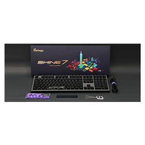 Ducky Shine 7 keyboard Gaming USB German Black, Grey 9