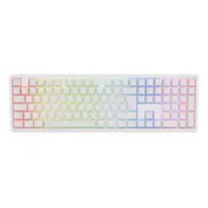 Ducky Zero 6108 Pure White Wireless Gaming Tastatur - MX2A Red (US)