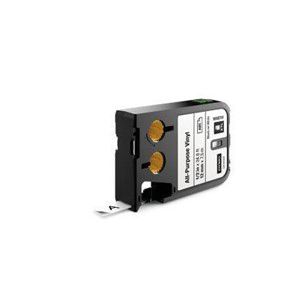 DYMO XTL All-Purpose Vinyl Labels | 12 mm x 7 m| Black on White