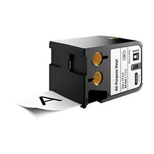 DYMO XTL All-Purpose Vinyl Labels | 54 mm x 7 m | Black on White
