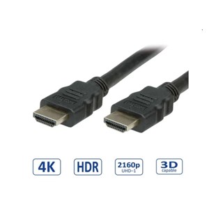 STANDARD HDMI Ultra HD kabel sa mrežom, M/M, v2.0, crni, 1.0m S3700