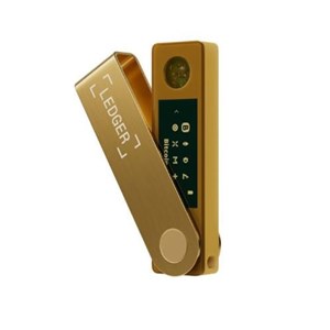 LEDGER Nano X, digitalni novčanik za kriptovalute, zlatni